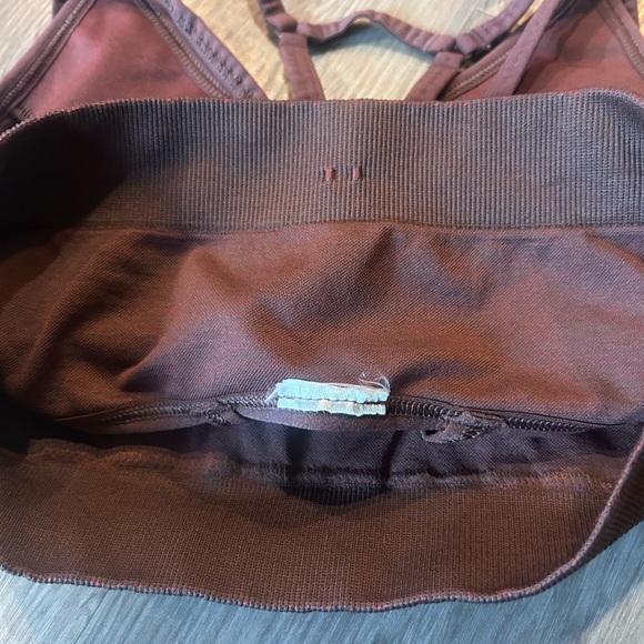 Gymshark Burgundy Sports Bra - Picture 3 of 3